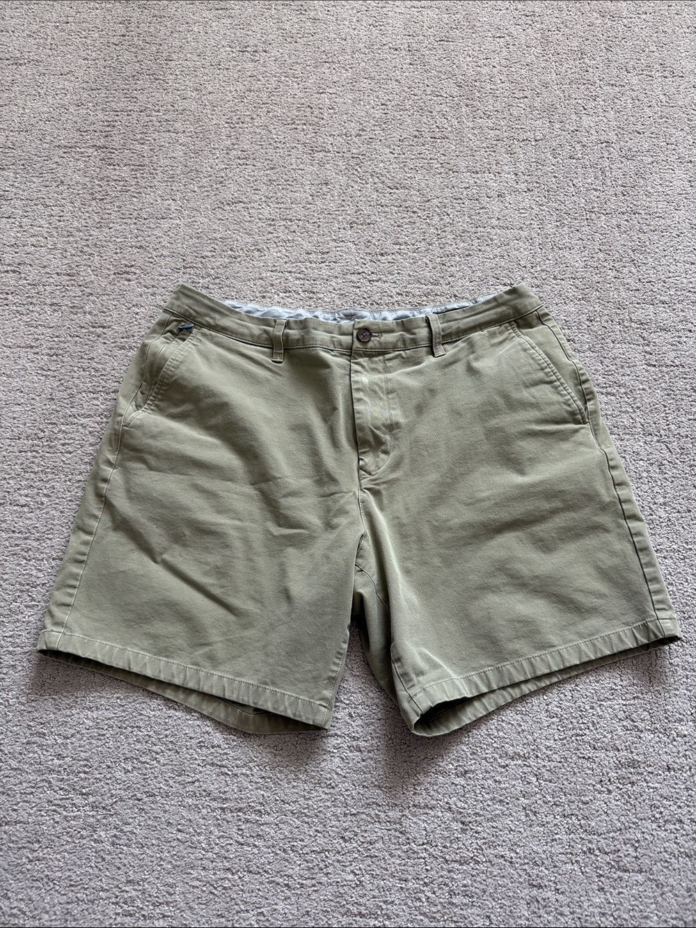 Bonobos Athletic Fit Flat Front Chino Shorts - Size 35